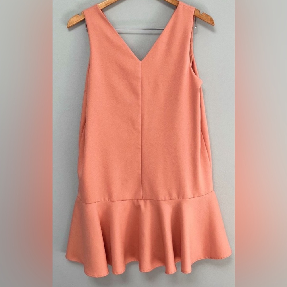 Banana Republic Coral Pink Mini Dress - Picture 2 of 5